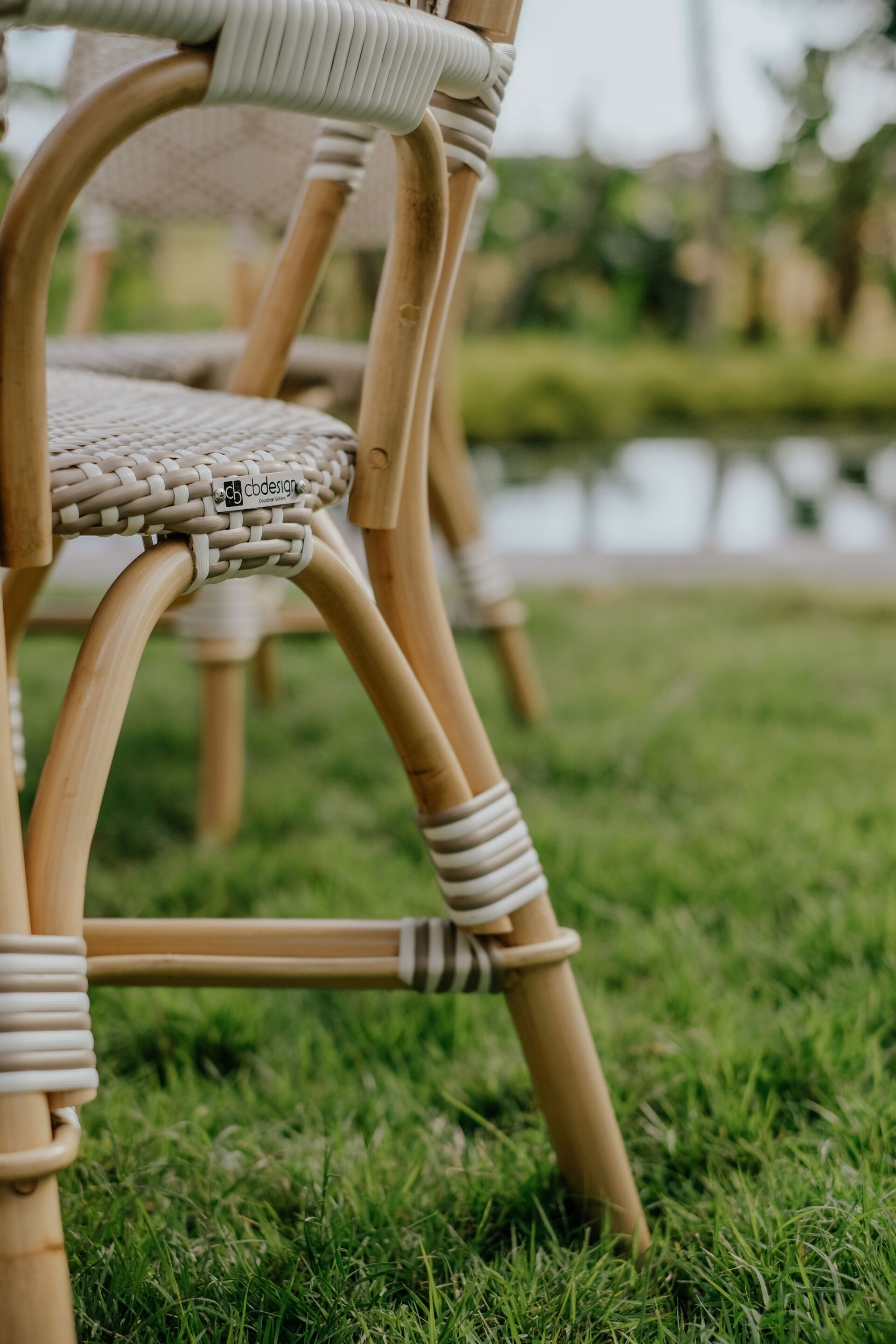 Ротанг сад стул с открытой спинкой cbdesign бистро ARCH-00150703 - Вид №5