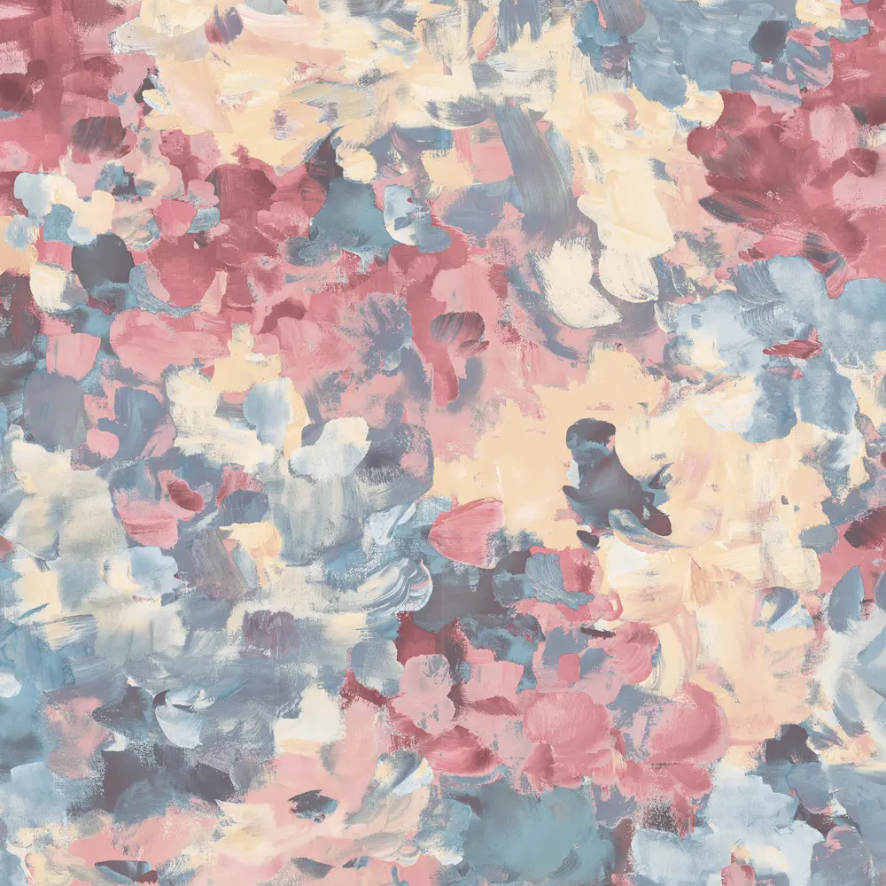 Обои флизелиновые WallSecret Garden красно-синие 1.06 м 8624-15 STLM-2009855 - Вид №1