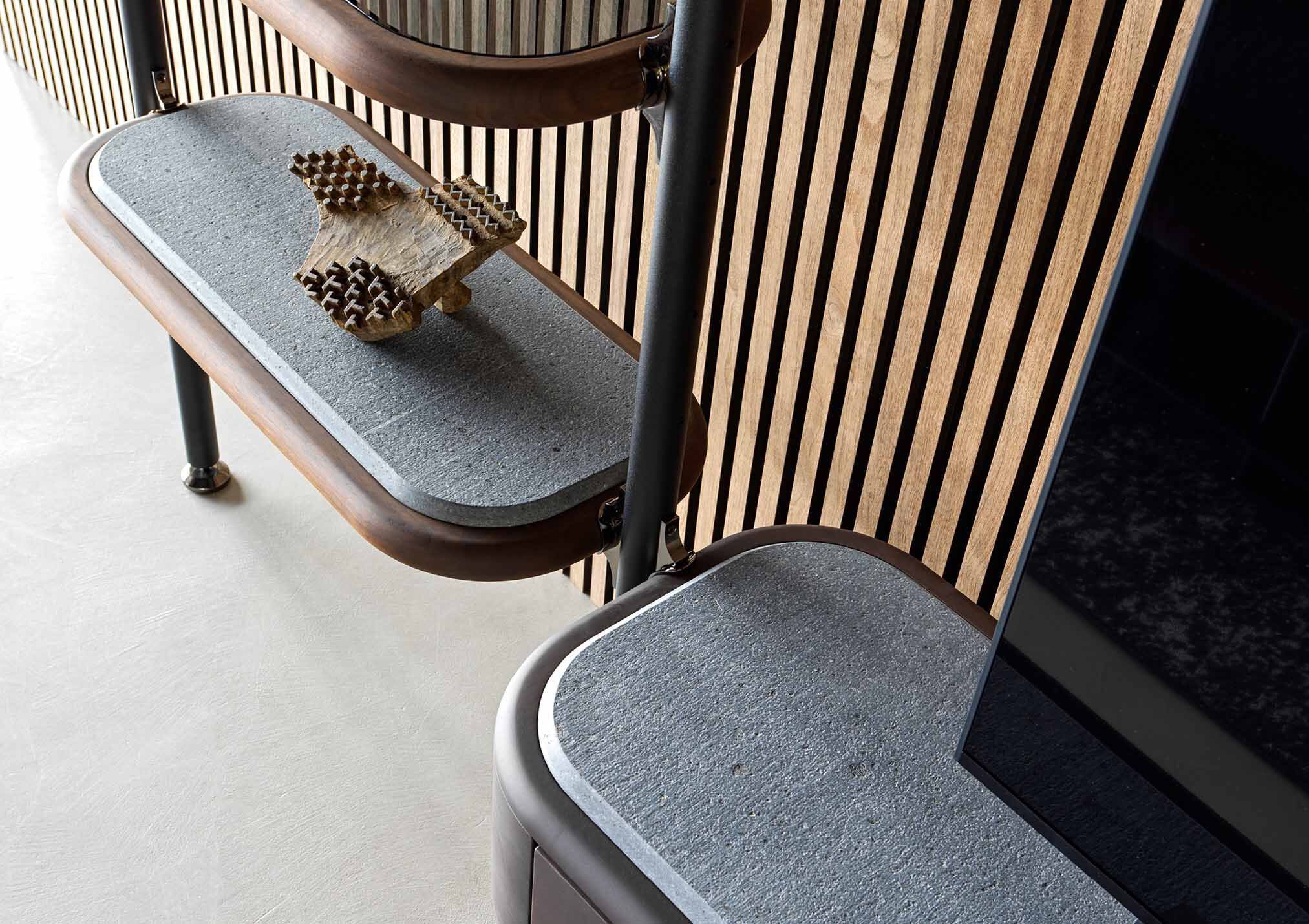 Модульный книжный шкаф с подставкой для телевизора BertO IAN ARCH-00034691 - Вид №4