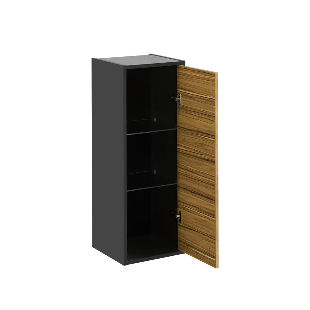 Пенал Aquaton Мерида 33 см цвет антрацит эбони светлый STLM-2052403 - Вид №2