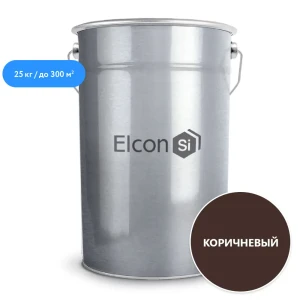 Грунт-эмаль ELCON BT цвет коричневый 25 л