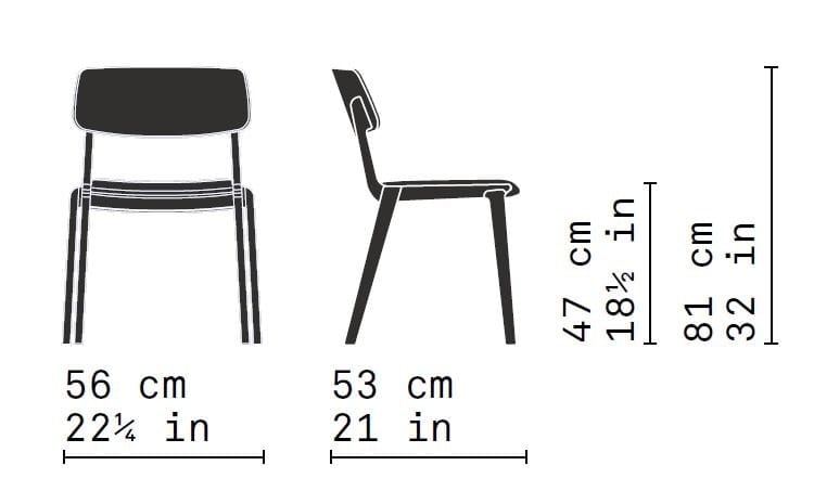 Деревянный стул с мягким сиденьем Very Wood ARCH-00073951 - Вид №4