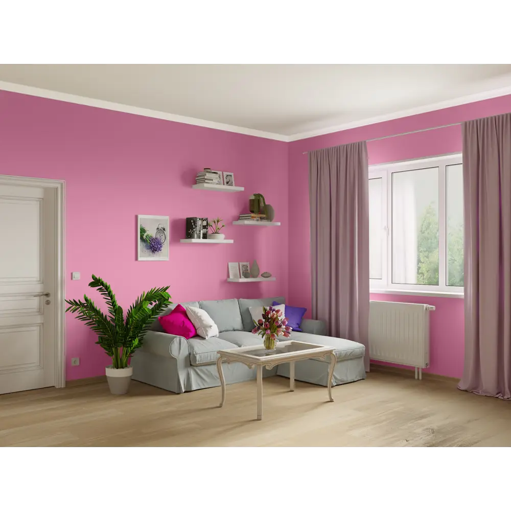 Краска для гостиной и офиса цвет английский розовый 0.9 л PARADE ICE STLM-2163518 - Вид №4