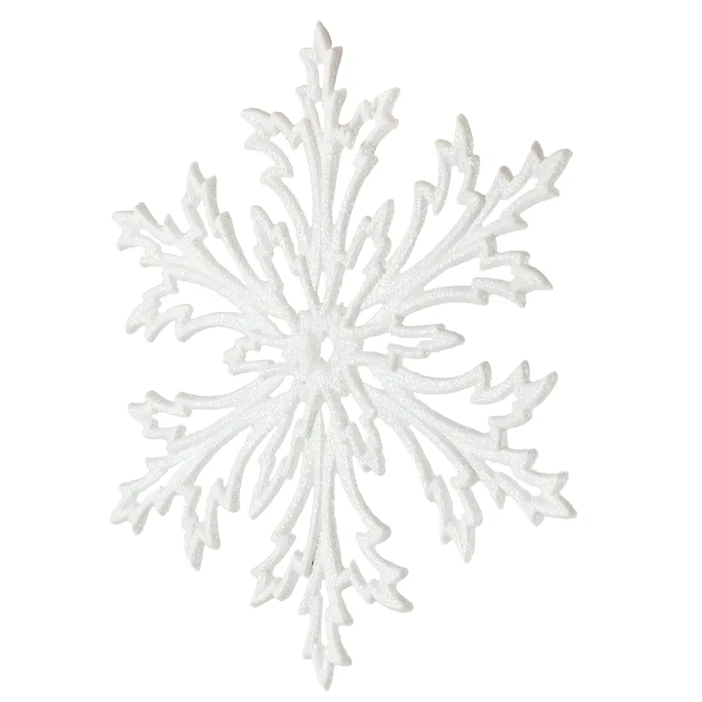 88458677 Новогоднее украшение Снежинка Морозко 12x12 см цвет белый STLM-1504410 Santreyd  - Вид №2