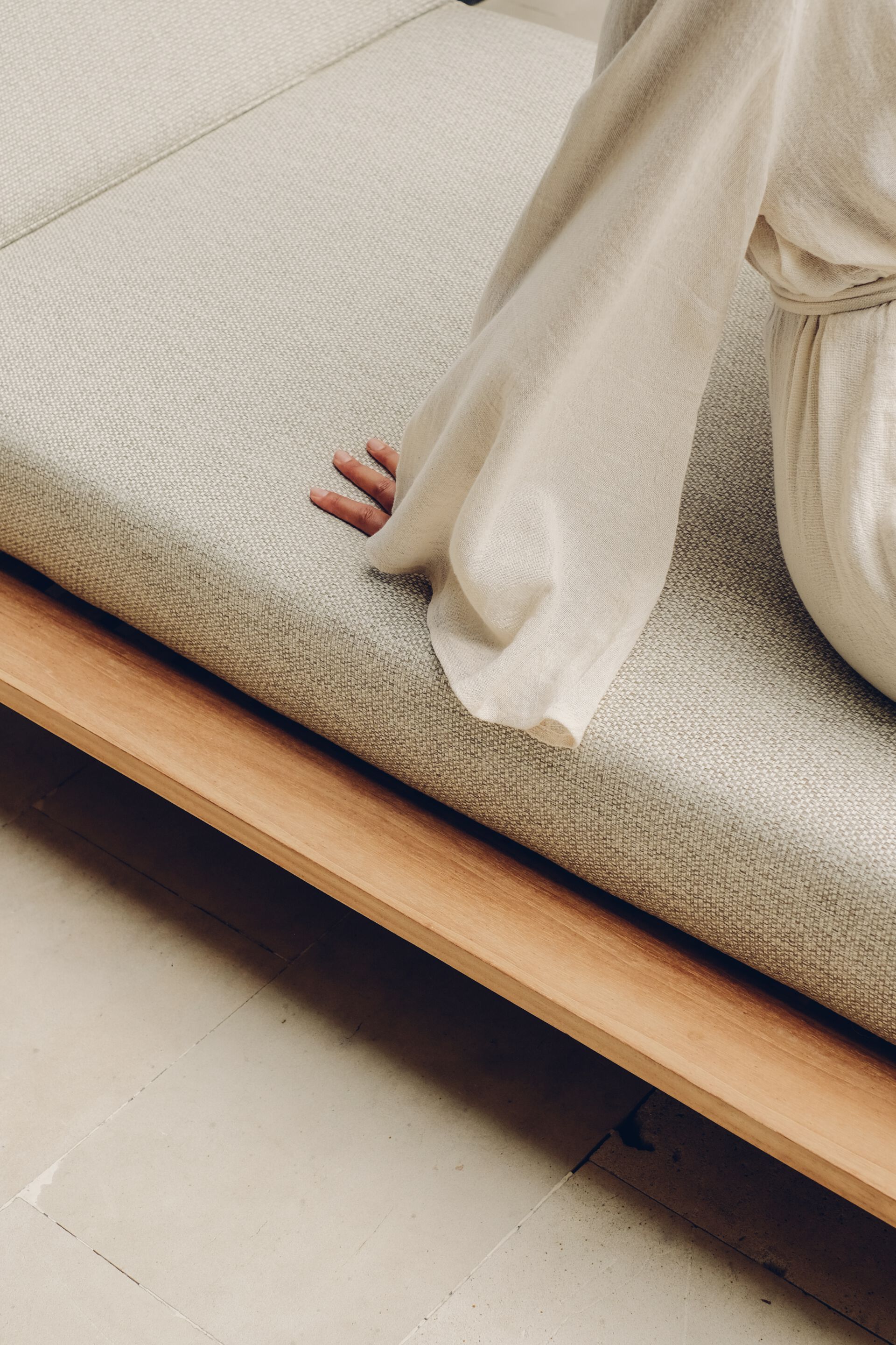 Садовая кровать с откидной спинкой из ткани cbdesign Ocean ARCH-00142542 - Вид №5