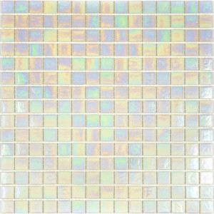 Декоративная мозаика PB01-20-327x327 32.7x32.7см стекло цвет белый ALMA PearlyGB