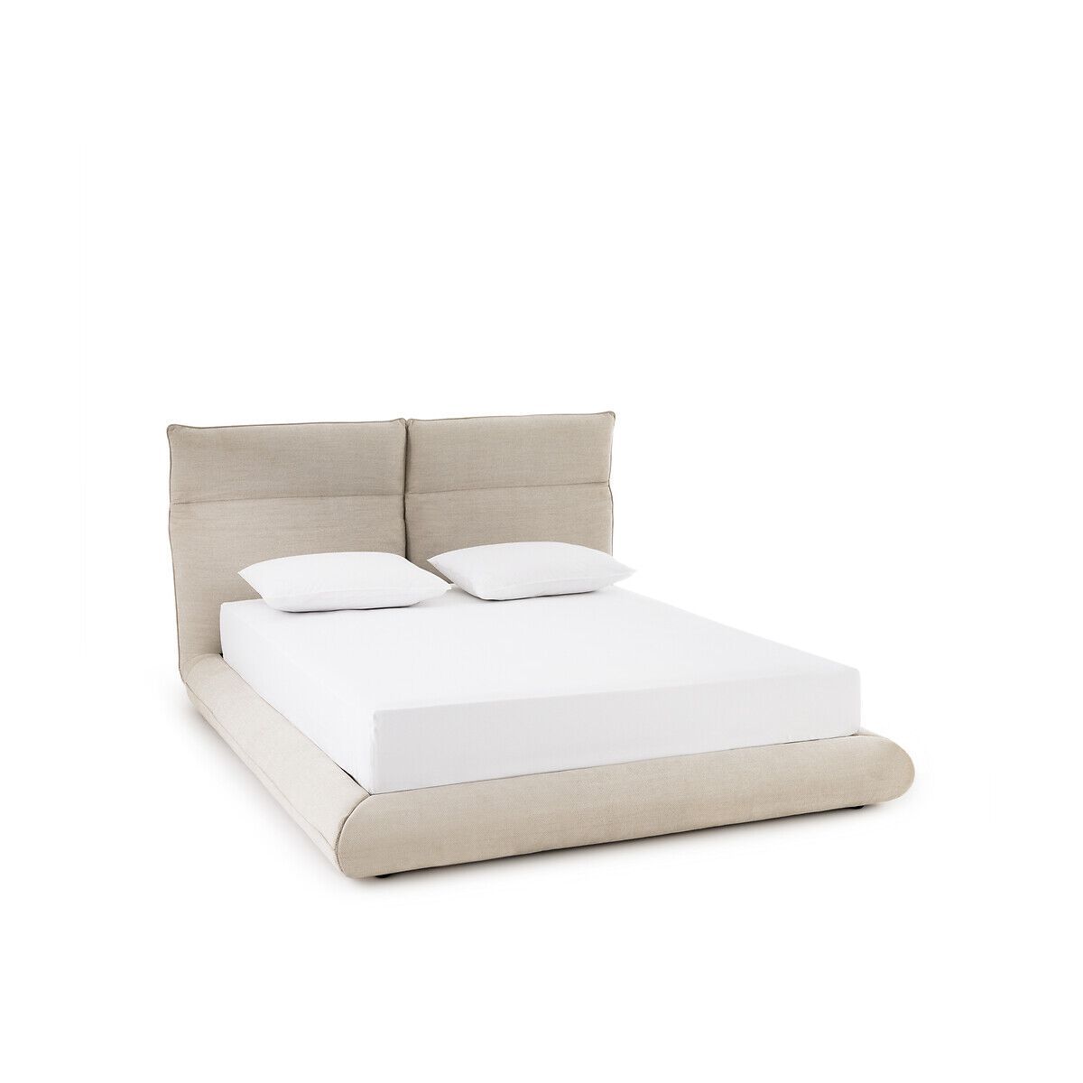 Двуспальная мягкая кровать из ткани с регулируемым изголовьем AMPM PAOL ARCH-00026430 - Вид №3