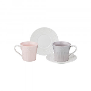 374-048 Посуда фарфоровая Чайный набор на 2 персоны 4 Пр. 200 мл Lefard