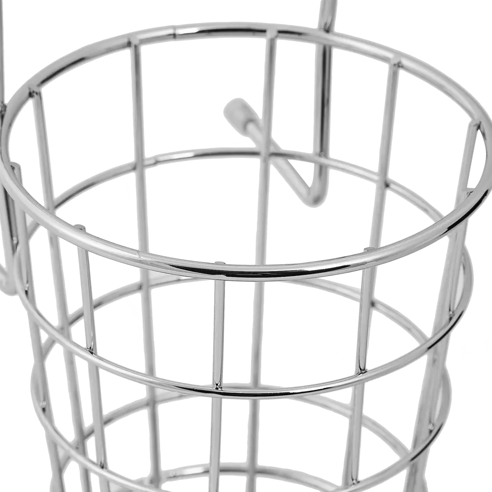 Корзина для рейлинга Аквадекор Stick круглая 14x13x24 см сталь цвет серый STLM-2165594 - Вид №2