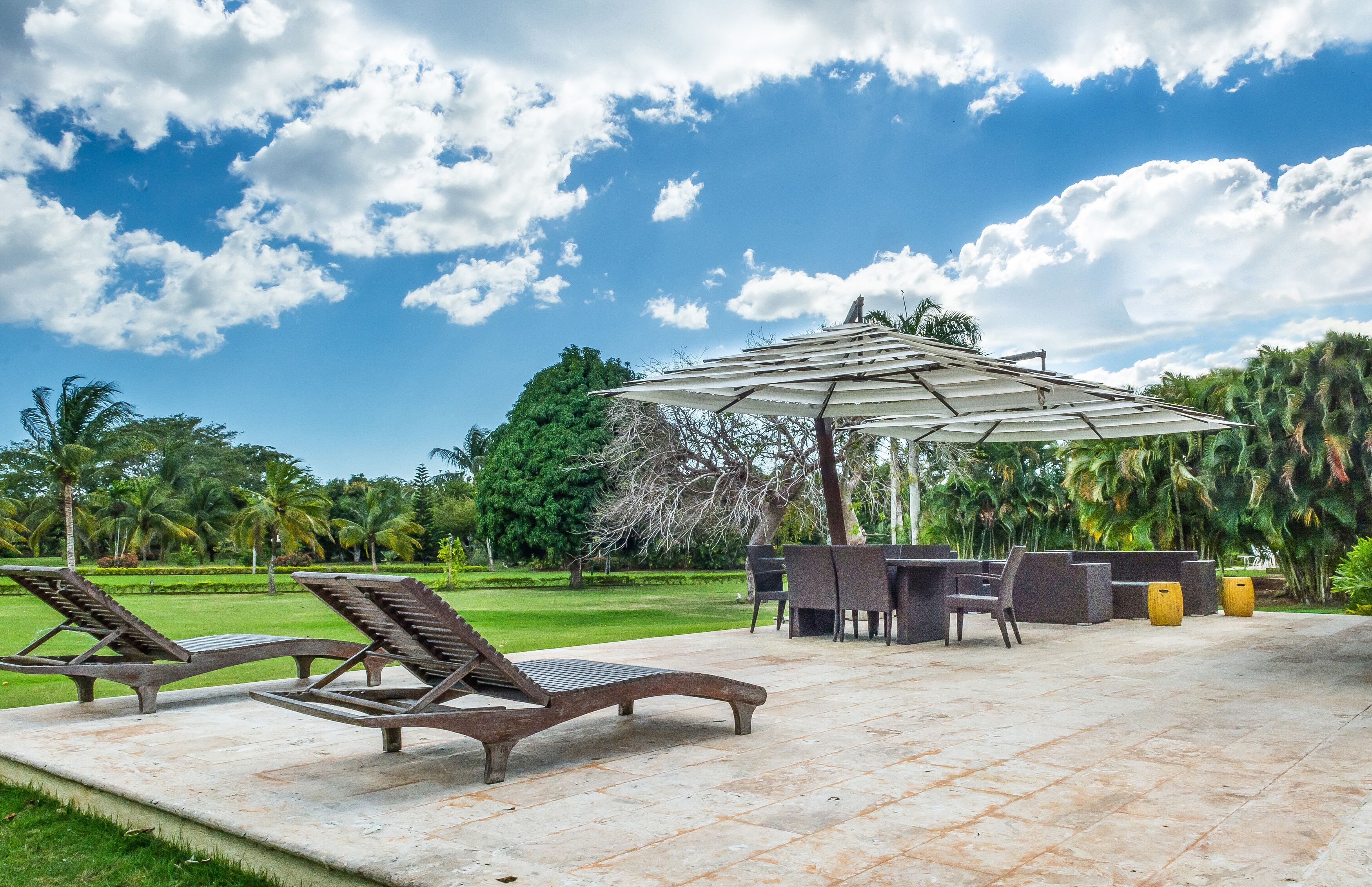 Поворотный зонтик в ироко Gardenart GIGLIO ARCH-00073757 - Вид №3