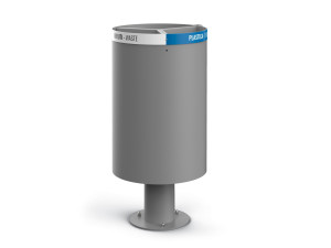 Оцинкованная стальная мусорная корзина для мусора