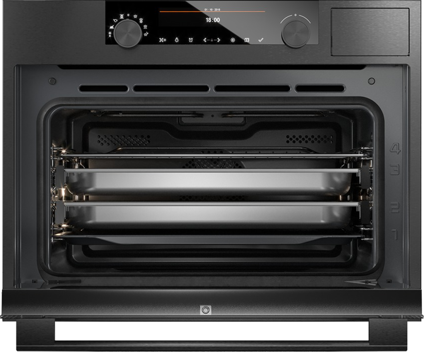 5485161 Электрический духовой шкаф Asko OCS8487B-1 серый STDN-0091480 - Вид №4