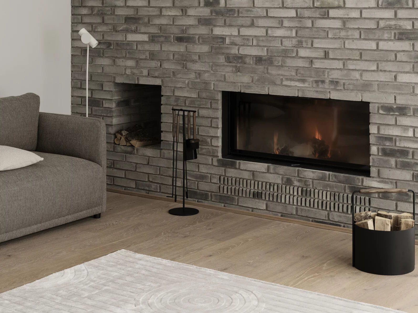 Прямоугольный однотонный коврик из вискозы blomus UZU ARCH-00075434 - Вид №7