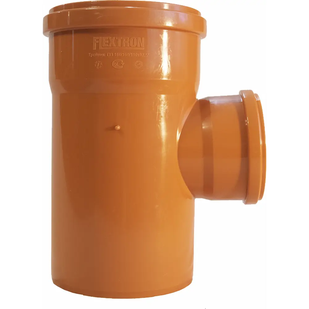 Тройник наружный 87 градусов 160x110 мм ОПТИПЛАСТИК STLM-2095021