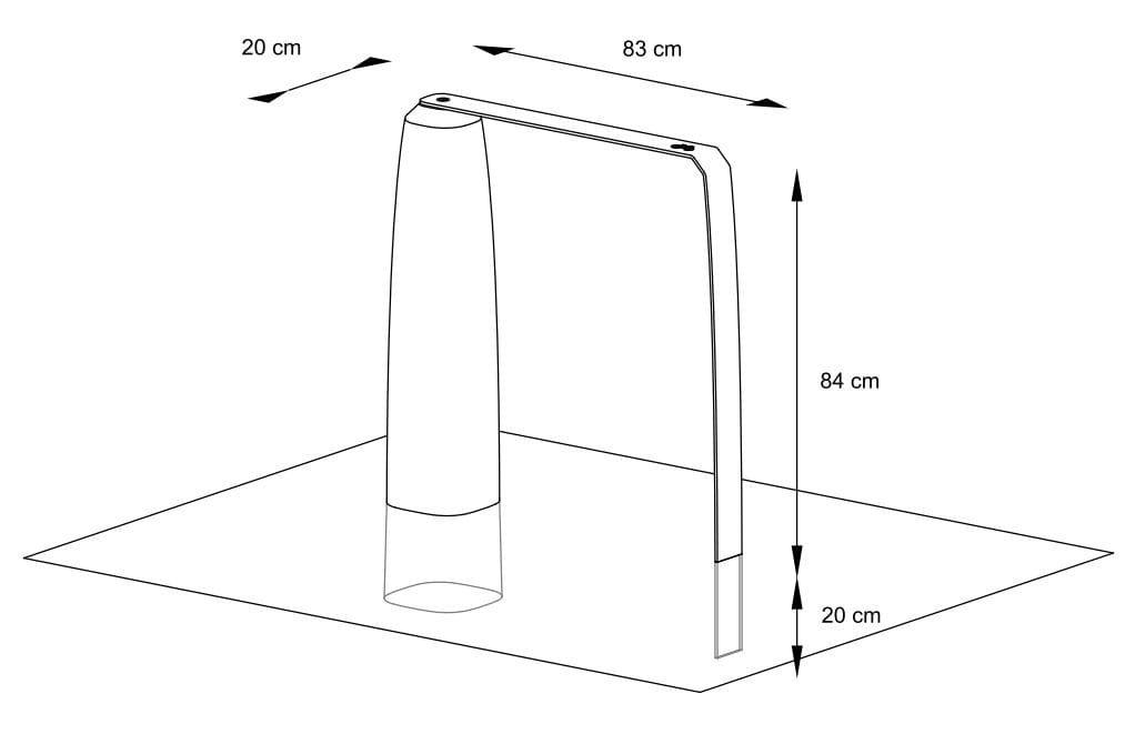 Бетонные и стальные велосипедные стойки Kremen ARCH-00036601 - Вид №19