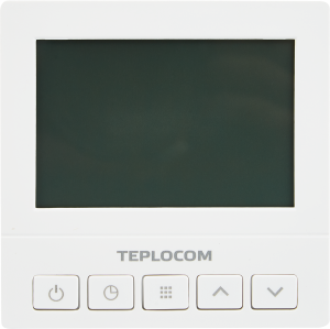 86162931 Термостат программируемый TS-Prog-220/3A комнатный белый STLM-0066625 TEPLOCOM