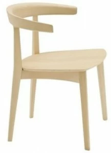 Andreu World Деревянный стул с открытой спинкой Carola Si0905