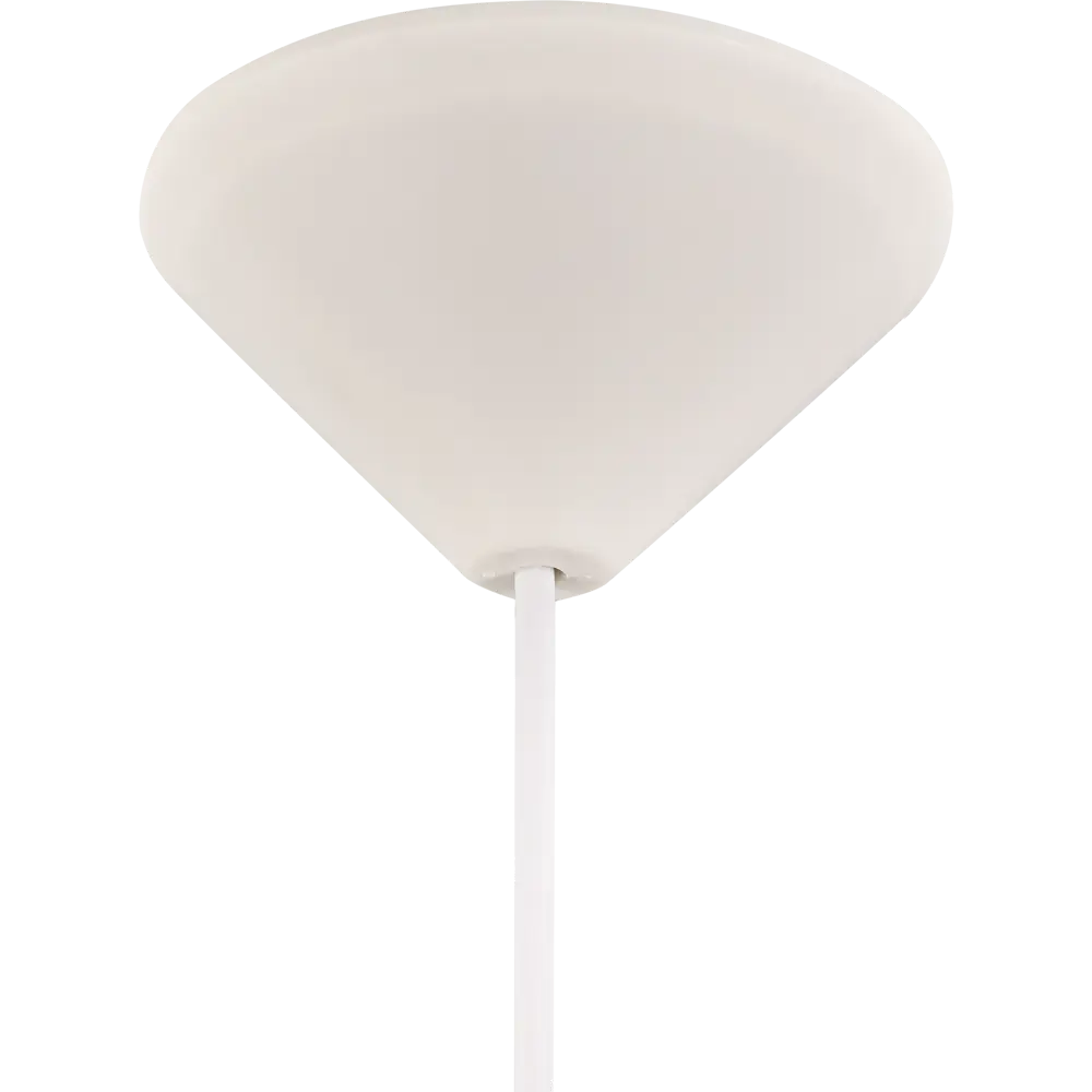 Подвесной светильник Eko 1xE27x60 Вт, металл/текстиль, цвет белый/мультиколор LAMPLANDIA STLM-2204602 - Вид №4