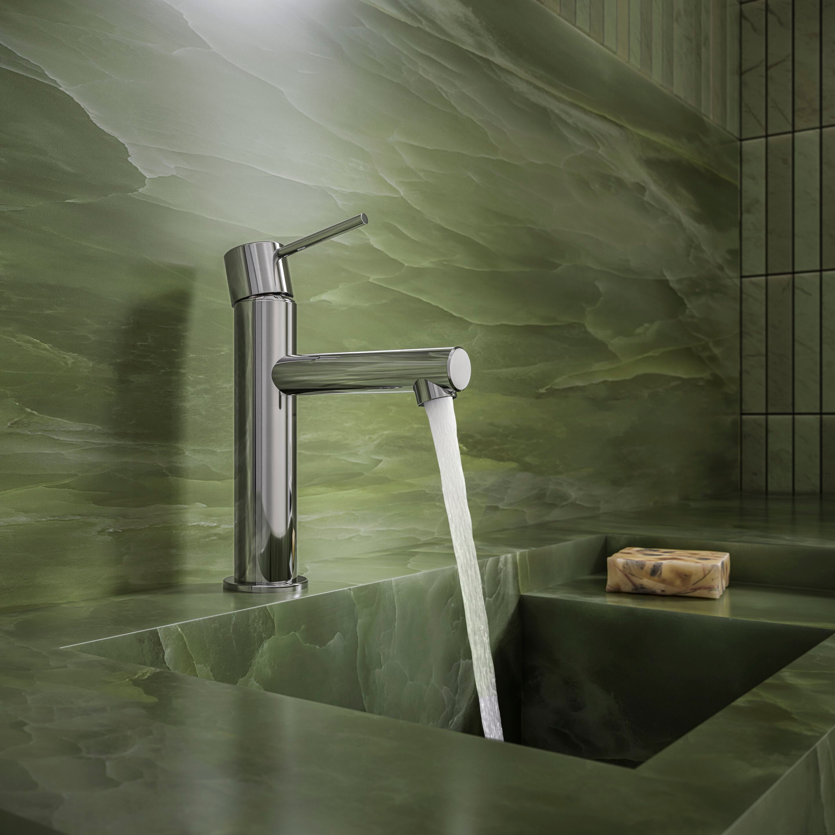 Однорычажный высокий смеситель для раковины KWC ONO E ARCH-00145691 - Вид №3