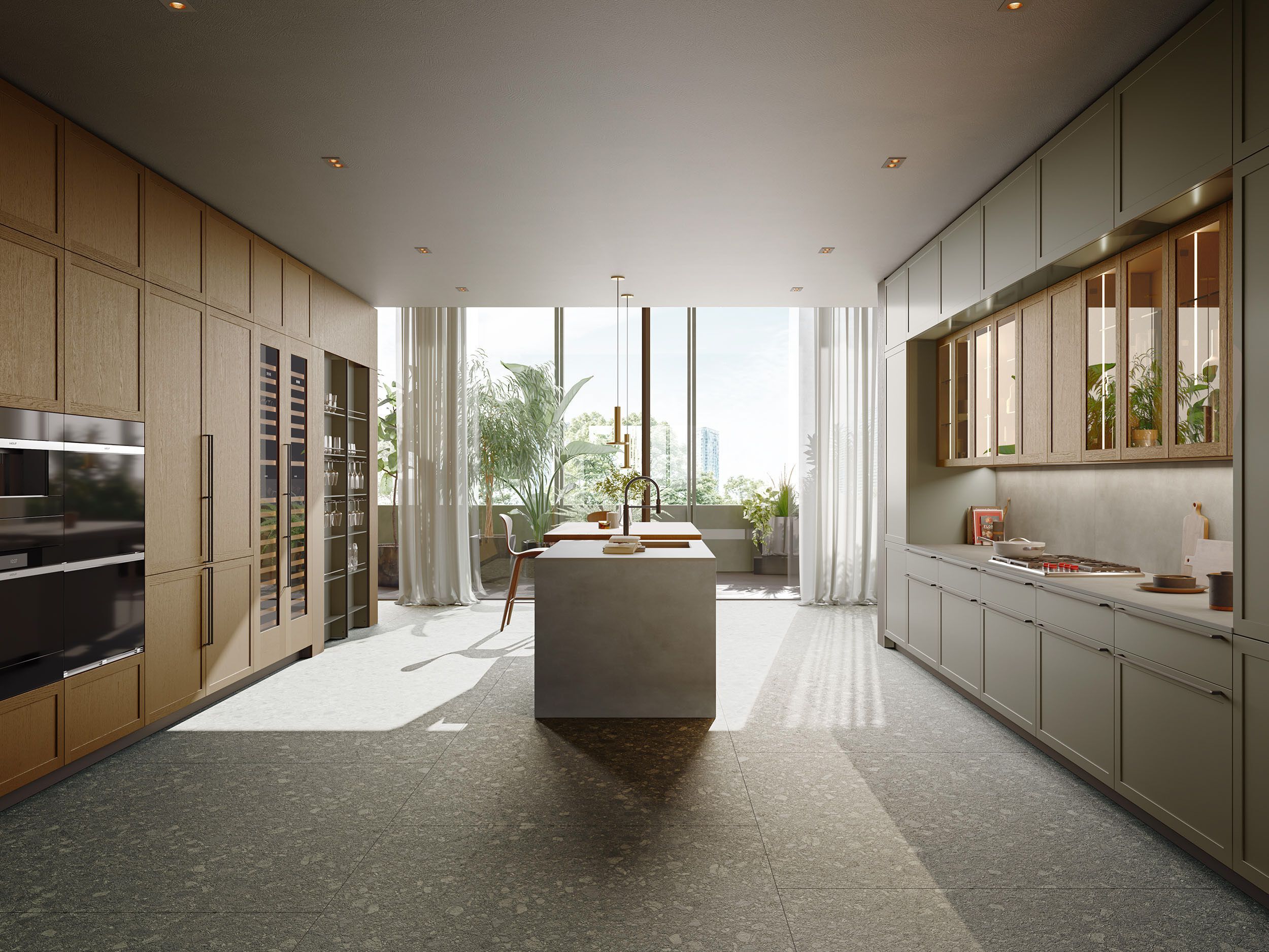 Кухня с островом Copatlife Life Projects ARCH-00043220