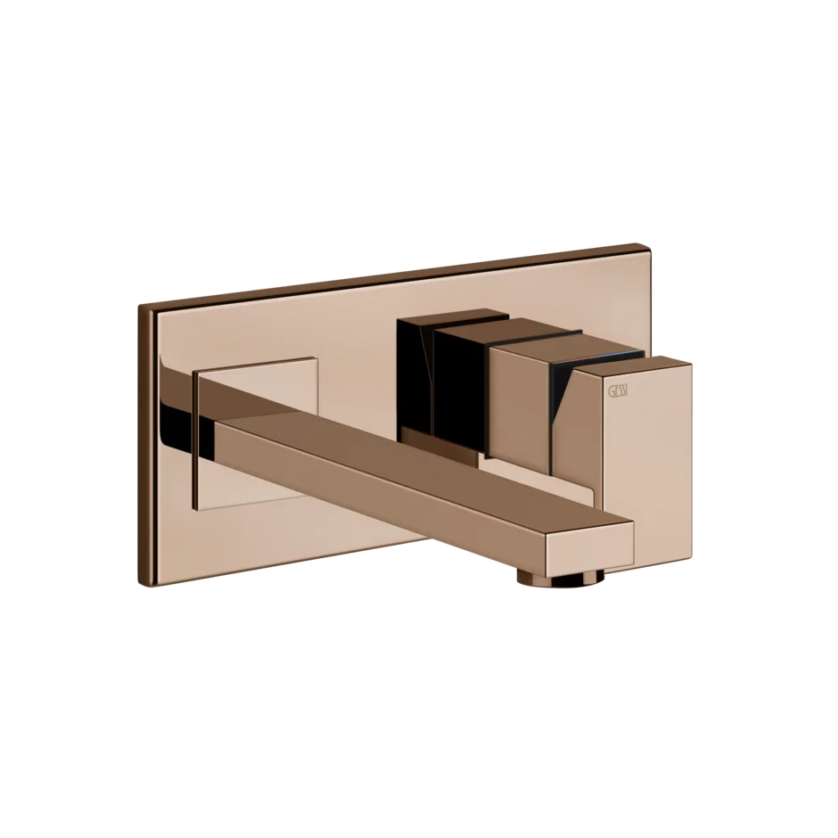 Смеситель для умывальника 44836 030 Gessi Rettangolo МЕДЬ PVD 44836030