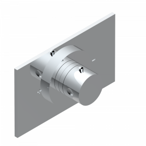 U6J-5100B Ручка регулировки для термостата THG, арт.5100A 1/2" и 5200A 3/4" Thg-paris Beyond crystal с хрусталём цвета "Шампань" Хром