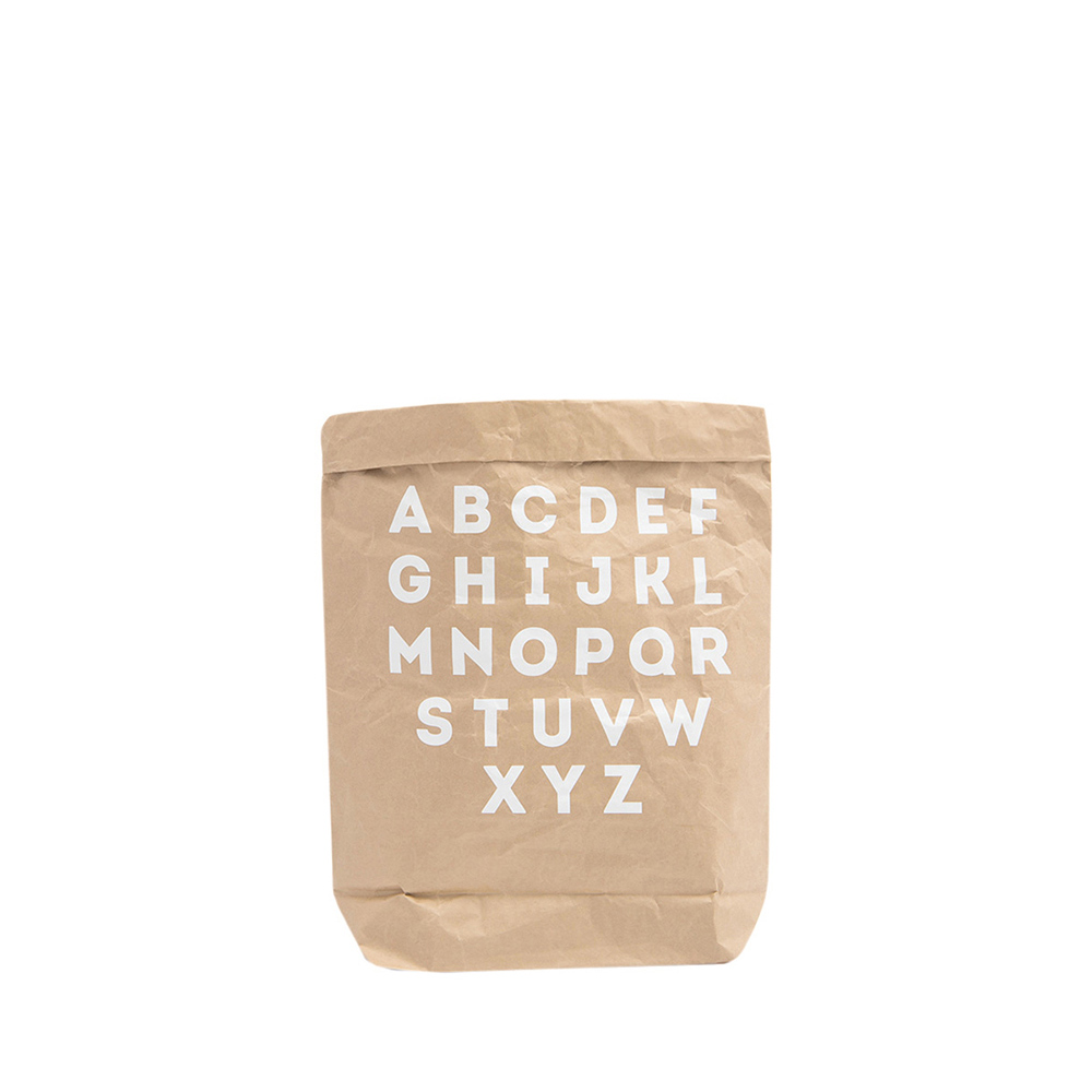 Эко-мешок для игрушек Alphabet из крафт бумаги VAMVIGVAM  282065 Белый;бежевый Santreyd  - Вид №8