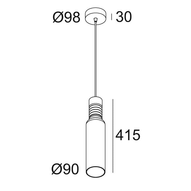 Стеклянный светодиодный подвесной светильник Deltalight MILES E27 ARCH-00033863 - Вид №16