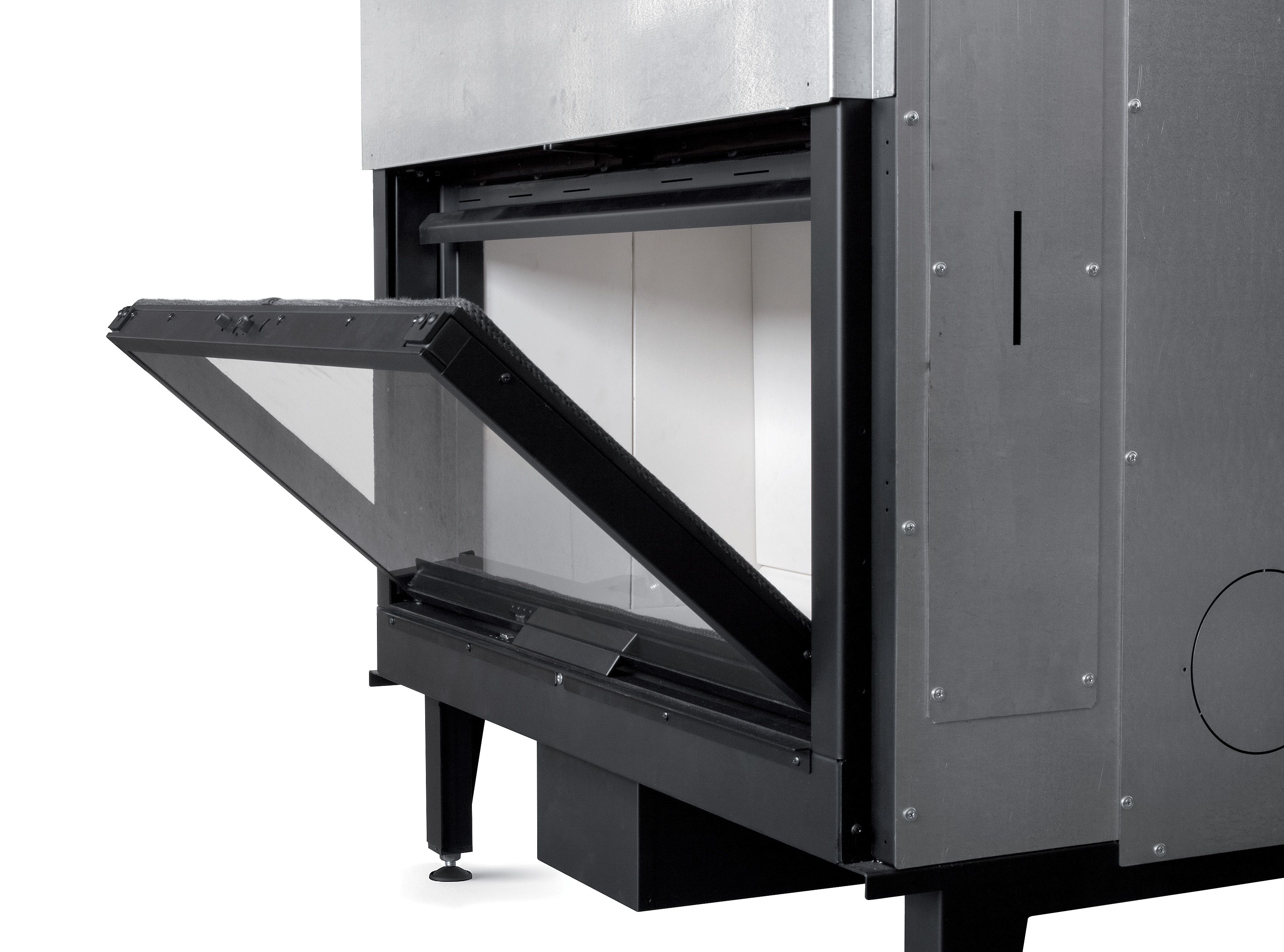 Утопленный дровяной камин с панорамным стеклом MCZ PLASMA 75 WOOD ARCH-00130727 - Вид №4