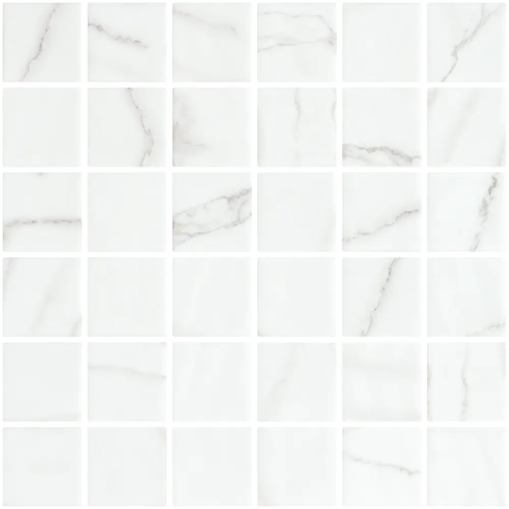 Мозаика Marble Ven White Antislip стекломасса 31.1x5.3 см цвет белый Santreyd Мозаика Onix STLM-2076157 - Вид №2