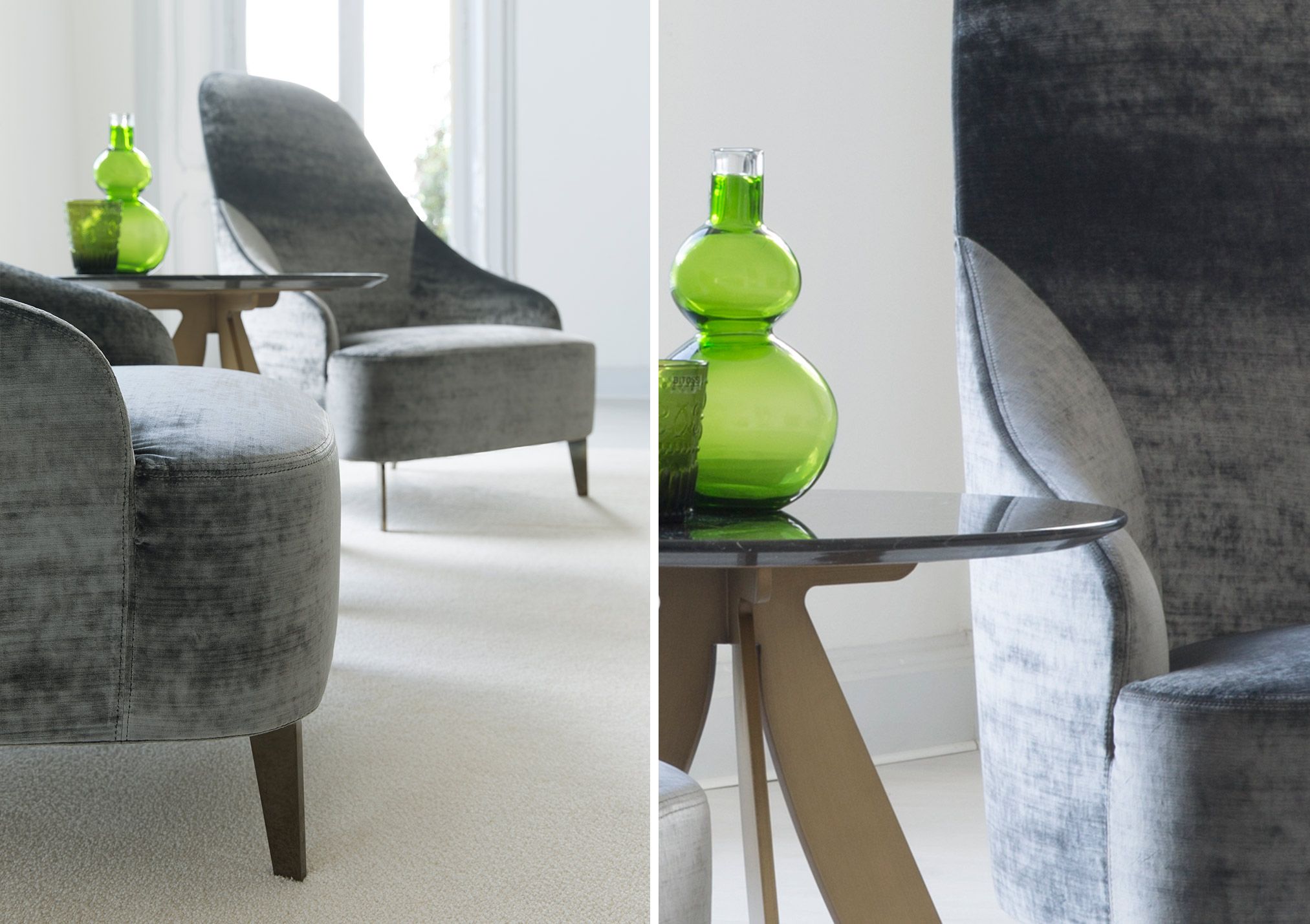 Бархатное кресло BertO VANESSA ARCH-00064865 - Вид №6