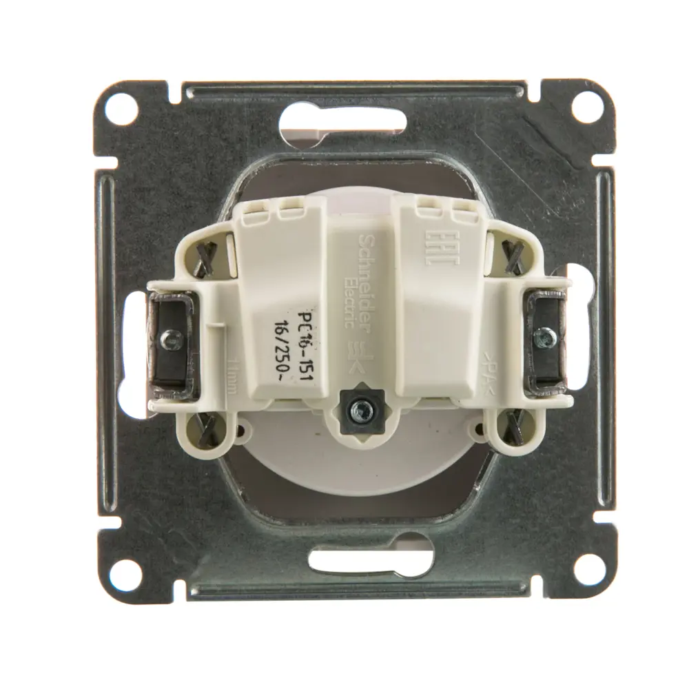 Розетка Schneider Electric W59, защитные шторки, цвет белый STLM-2003510 - Вид №1