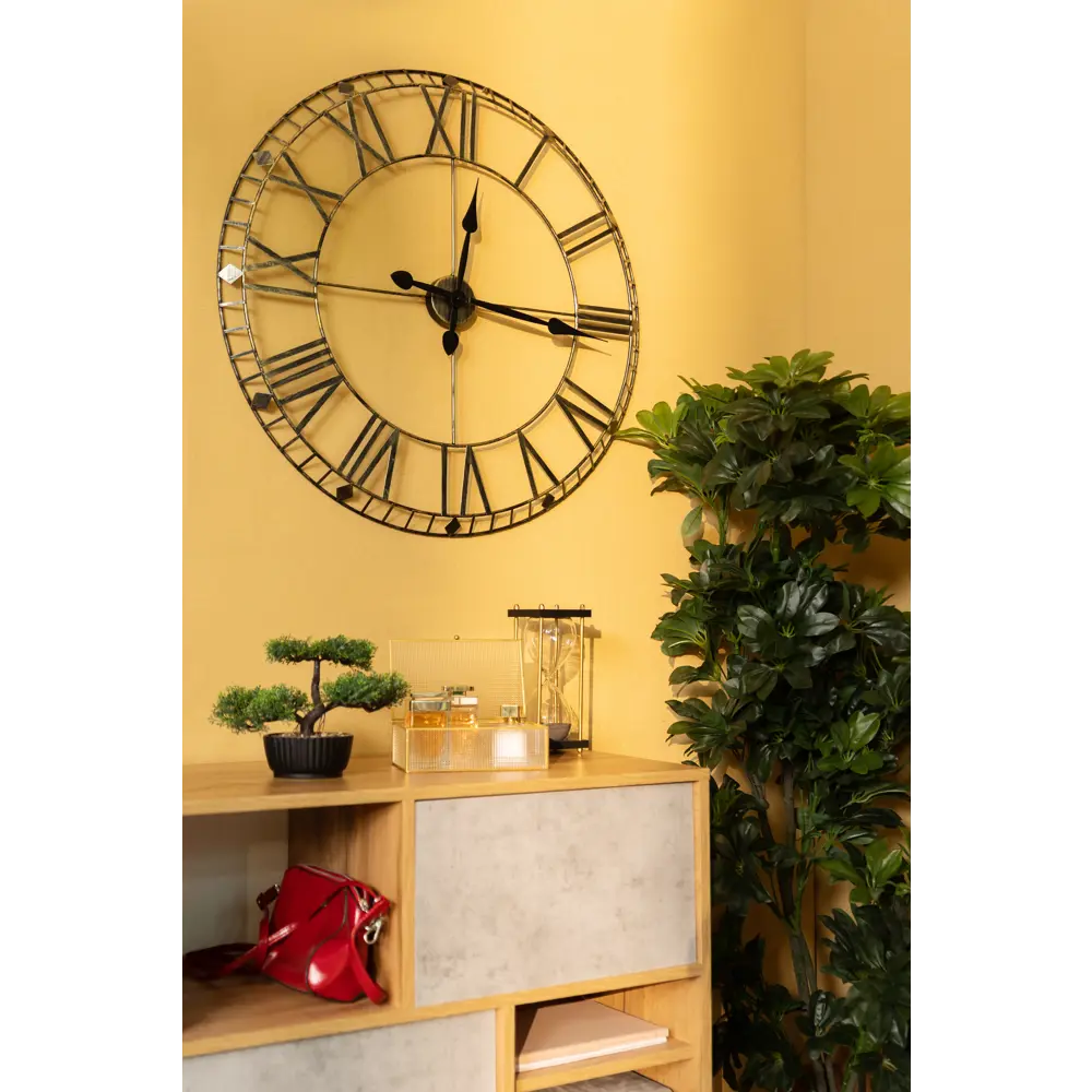 Часы настенные Vintage 77 см цвет сталь 82950319 STLM-2170017 Atmosphera  - Вид №4