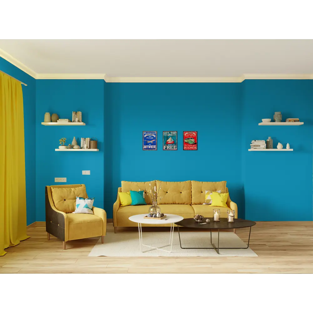 Краска для стен и потолков Trend Farbe цвет Гавайский океан 1 л Dufa STLM-2028792 - Вид №4