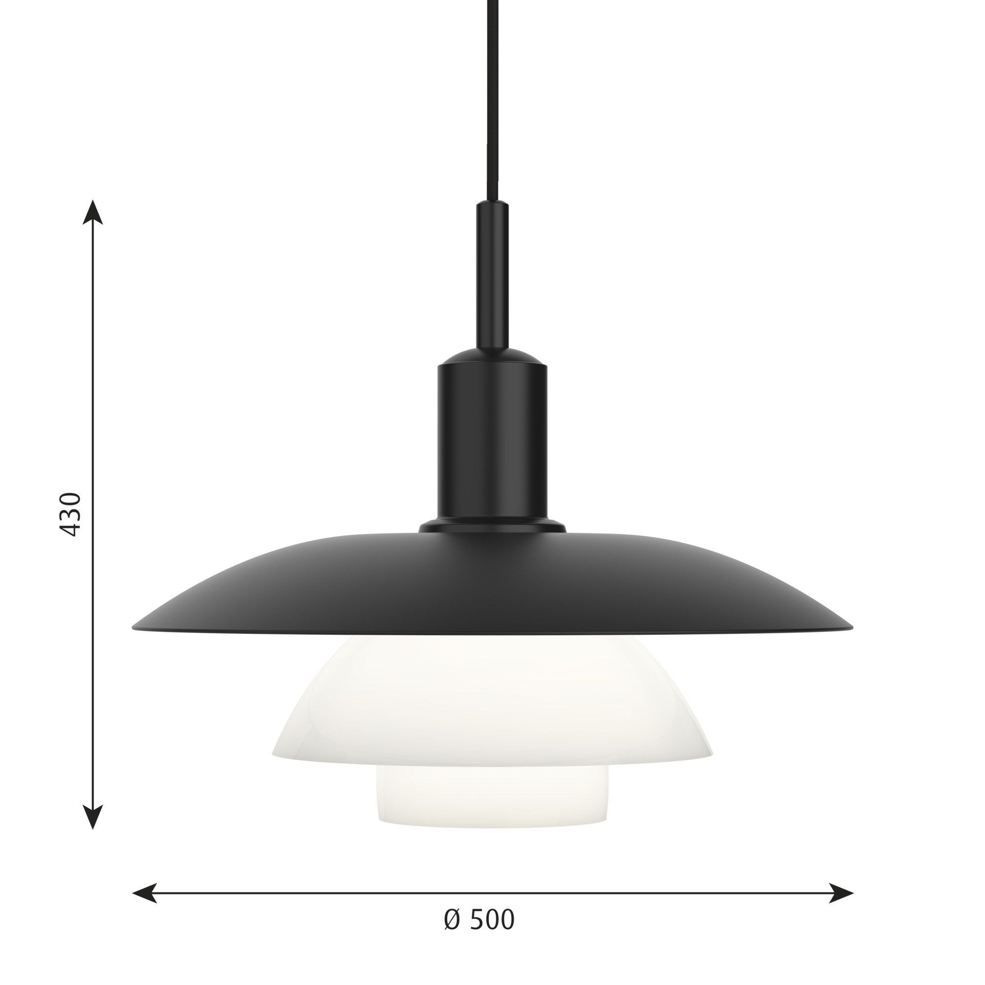 Стеклянный светодиодный подвесной светильник Louis Poulsen PH ARCH-00038159 - Вид №9