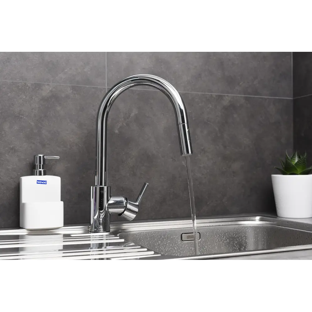 Смеситель для кухни GROHE Feel выдвижной, цвет хром Feel Clova STLM-2209415 - Вид №15