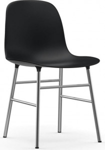 603170 Chair Chrome Black Normann Copenhagen Form