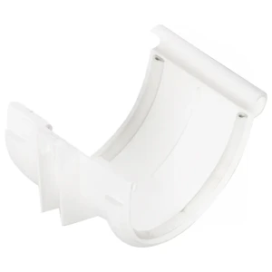 Соединитель желоба с уплотнителем цвет белый