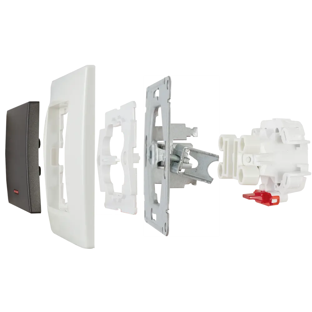SYSTEME ELECTRIC W59 - Выключатель одноклавишный с подсветкой, графит 82797978 STLM-0036022 - Вид №3
