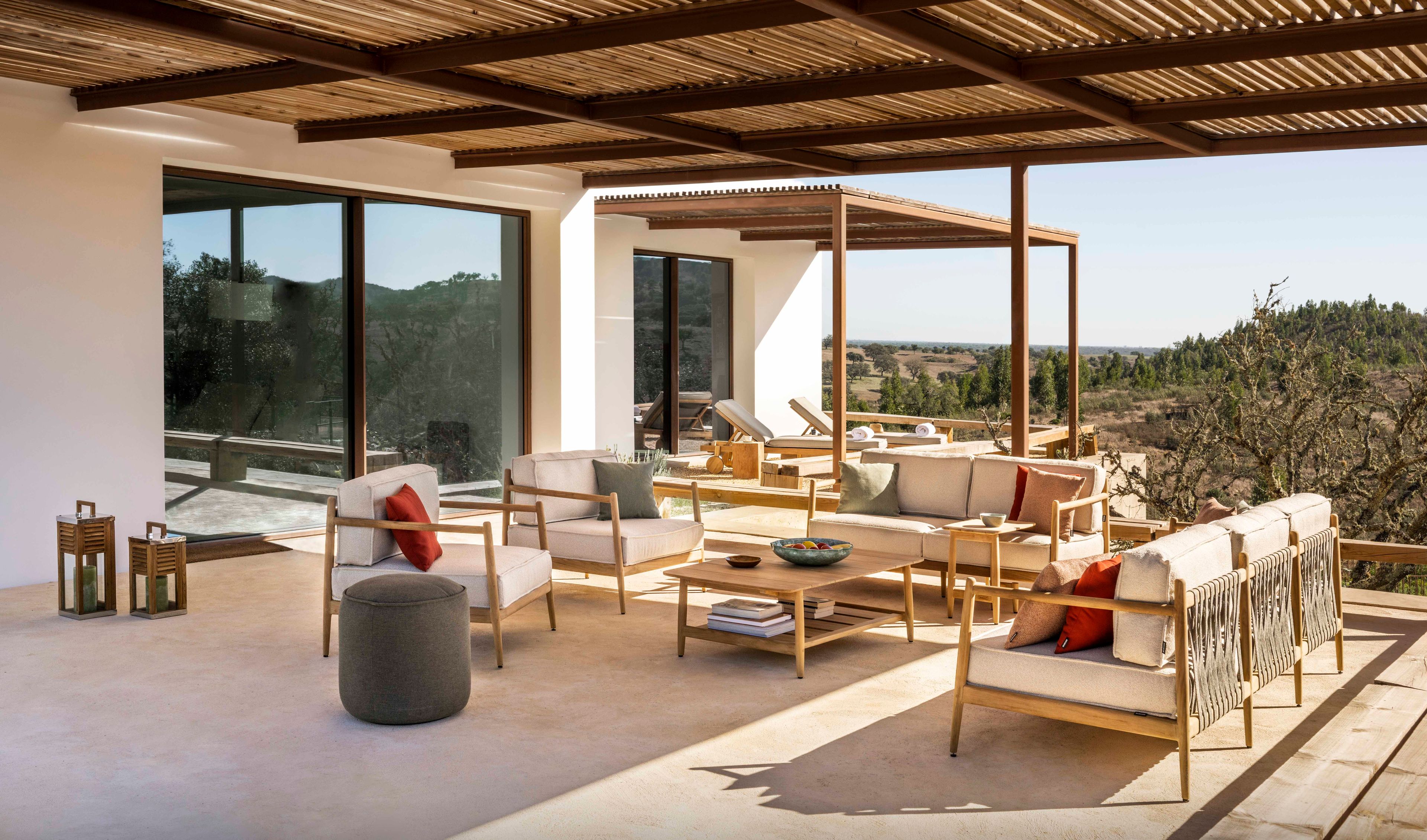 Садовое кресло из тикового дерева с подлокотниками Jardinico Noa ARCH-00113882 - Вид №3