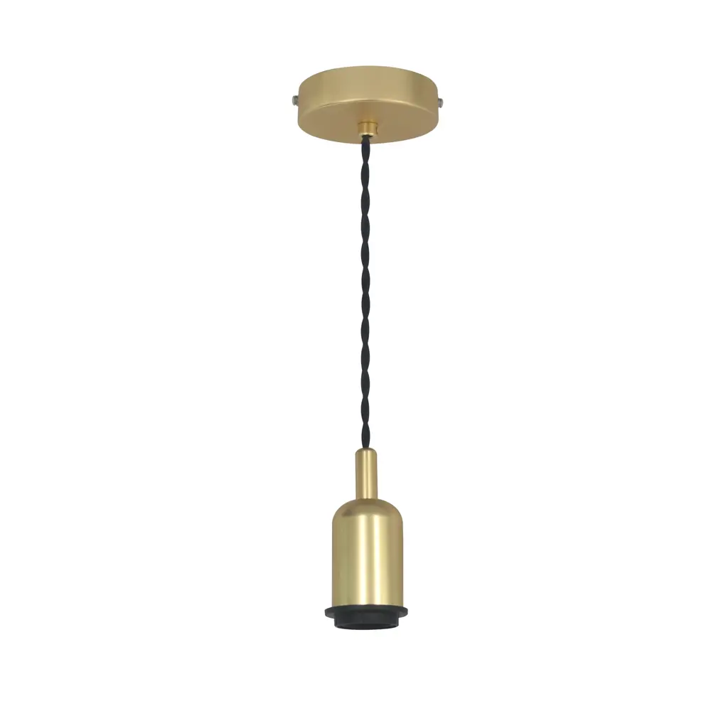 Шнур декоративный Hoopa 1xЕ27x60 Вт, цвет алюминий/матовое золото INSPIRE STLM-2053095