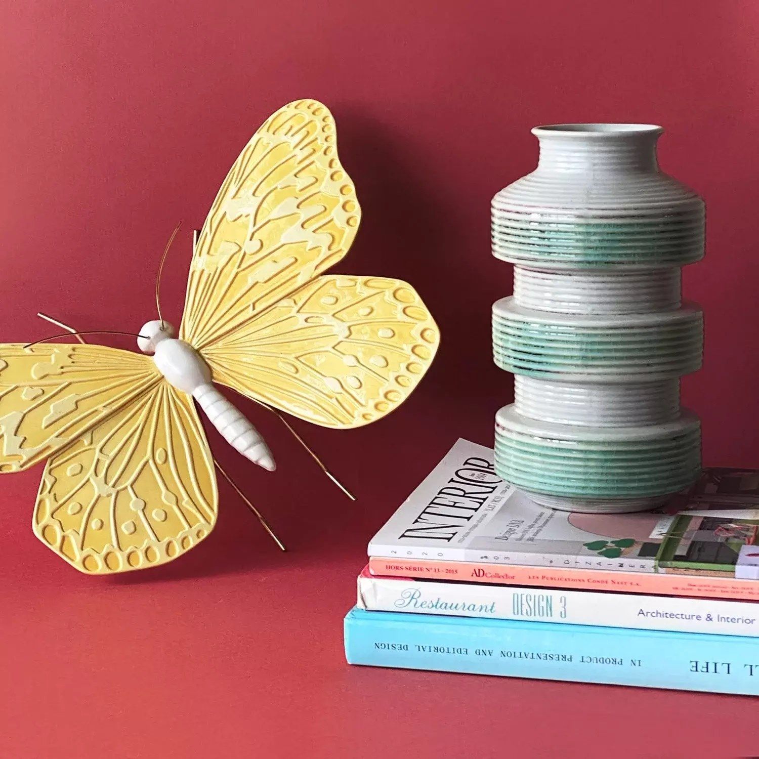 Керамические безделушки Mambo Unlimited Ideas BUTTERFLIES ASIAN ARCH-00089260 - Вид №5