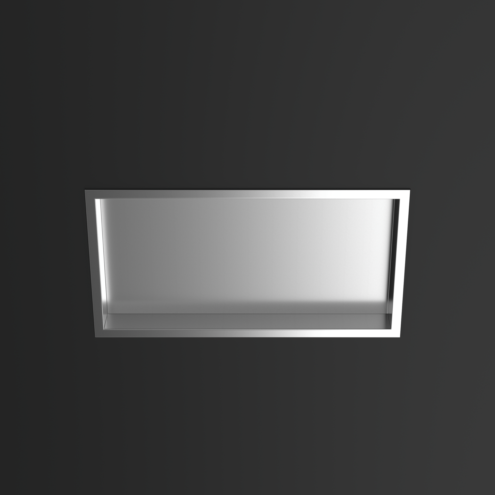 T542-S Полка для хранения в нише из нержавеющей стали 60x30 см Duten  - Вид №1