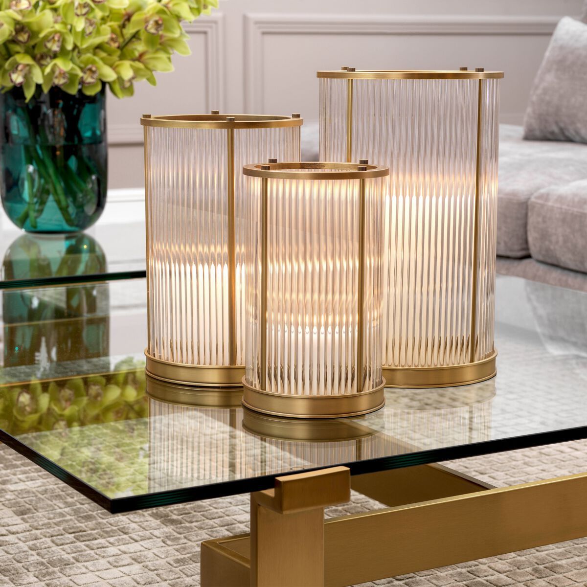 Стеклянный подсвечник Eichholtz HURRICANE MAYSON L ARCH-00108637 - Вид №1