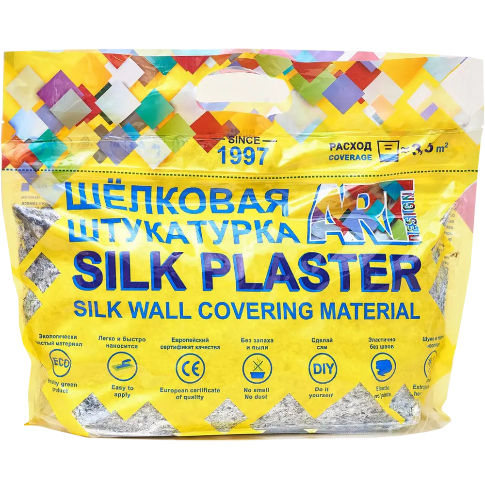 Жидкие обои Silk Plaster АртДизайн 237 0.9 кг цвет серый 82453410 STLM-2140366  - Вид №1