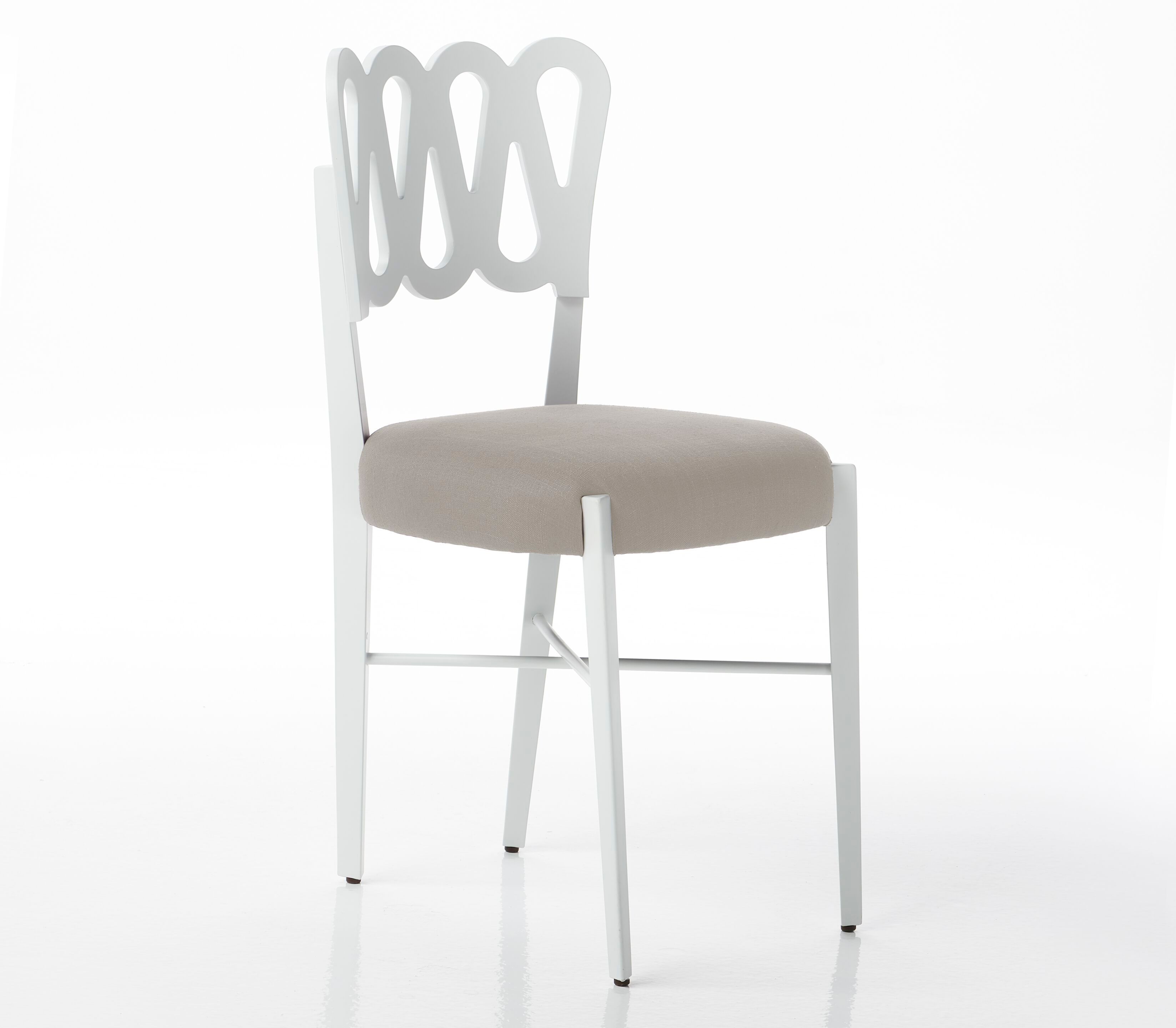 Стул с тканевым сиденьем и каркасом из бука BBB PONTI 969 ARCH-00099092 - Вид №5