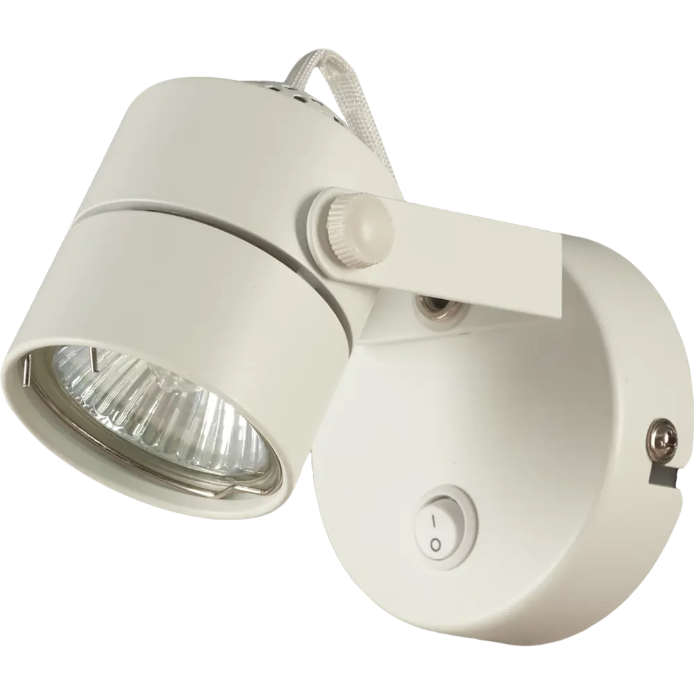 Спот поворотный Lemy 1хGU10х50 Вт металл цвет белый Arte Lamp STLM-2017074