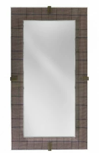 ETRO Home Interiors Прямоугольное зеркало в тканевой и стеклянной раме  E.ren.512.a