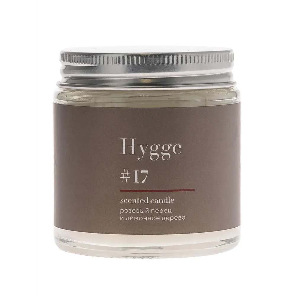 Свеча в стакане ароматизированная Arida Home Hygge N17 Розовый перец и лимонное дерево STLM-2049818 - Вид №4