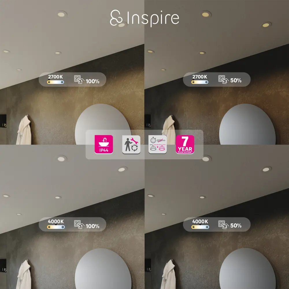 INSPIRE Extraf XS - регулируемый влагозащищенный спот для современного интерьера 85323788 STLM-0933055 - Вид №3
